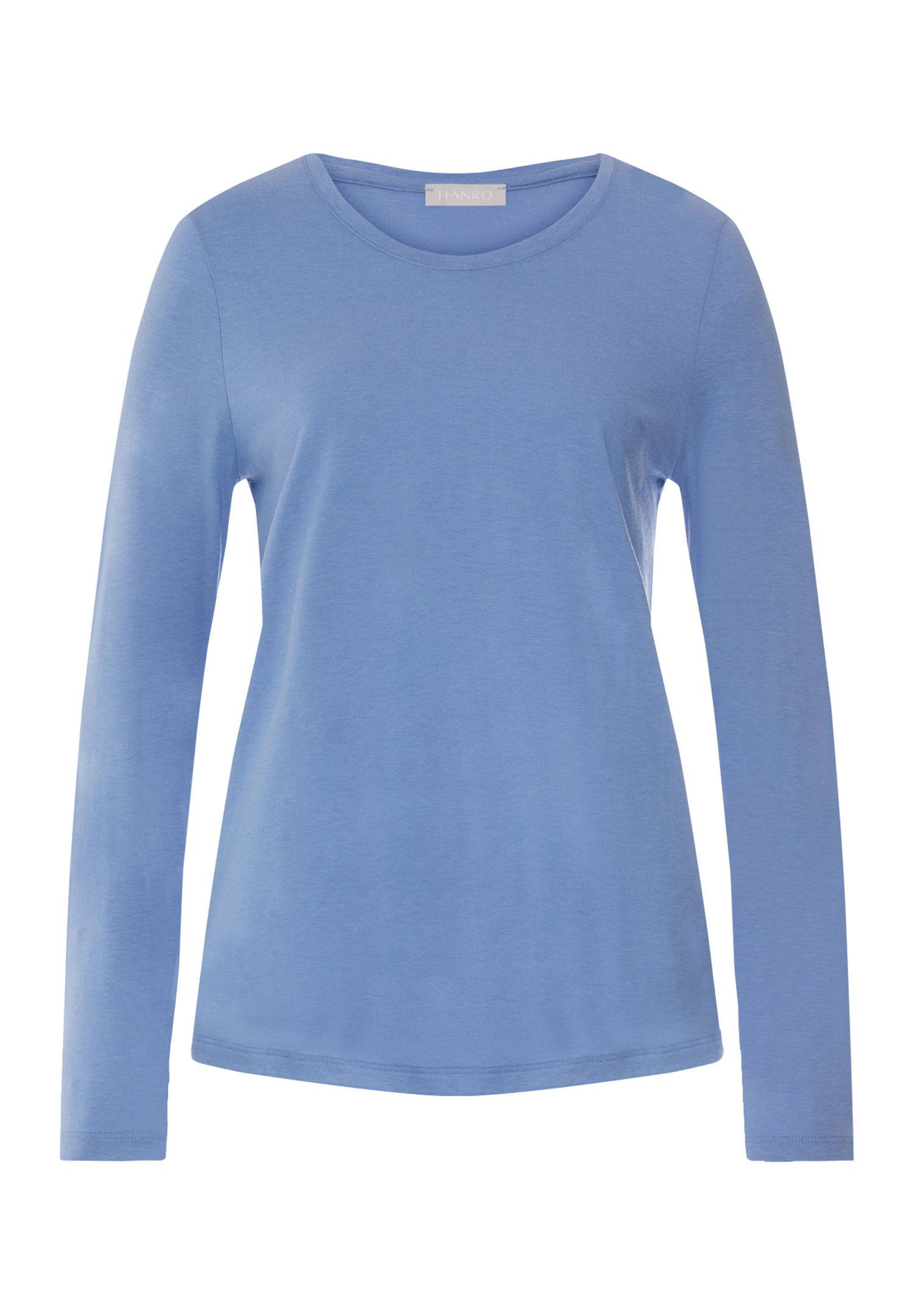 hanro-sleep-lounge-langarmshirt-bluebird-tencel-modal image 1