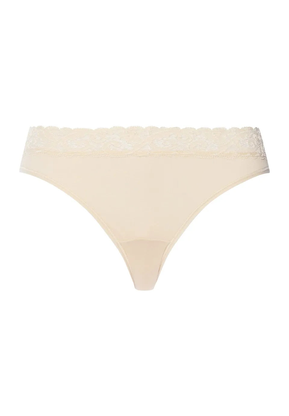 hanro-moments-mini-briefs-slip-summer-sand-baumwolle-spitze image 1