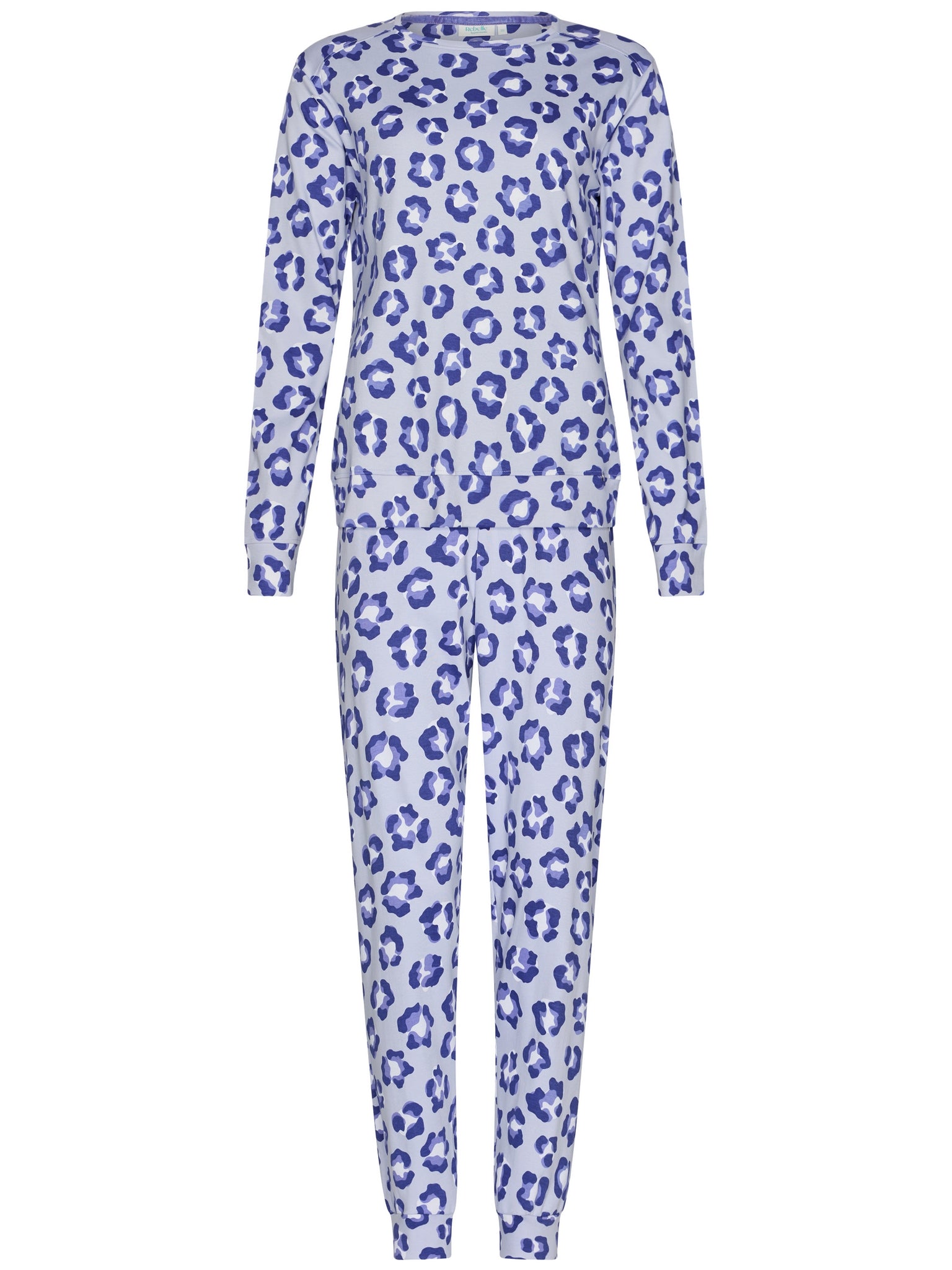 rebelle-leopard-lilac-pyjama-lila-leo-print-baumwolle image 1