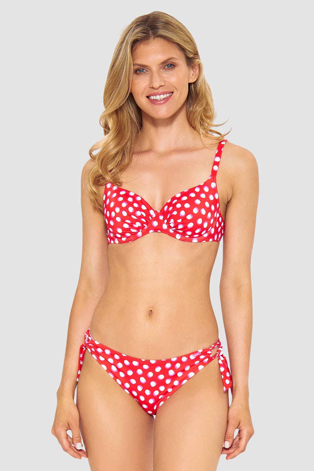 r-sch-be-happy-bikini-oberteil-tupfen-bikini-top-rot-b-gel image 4