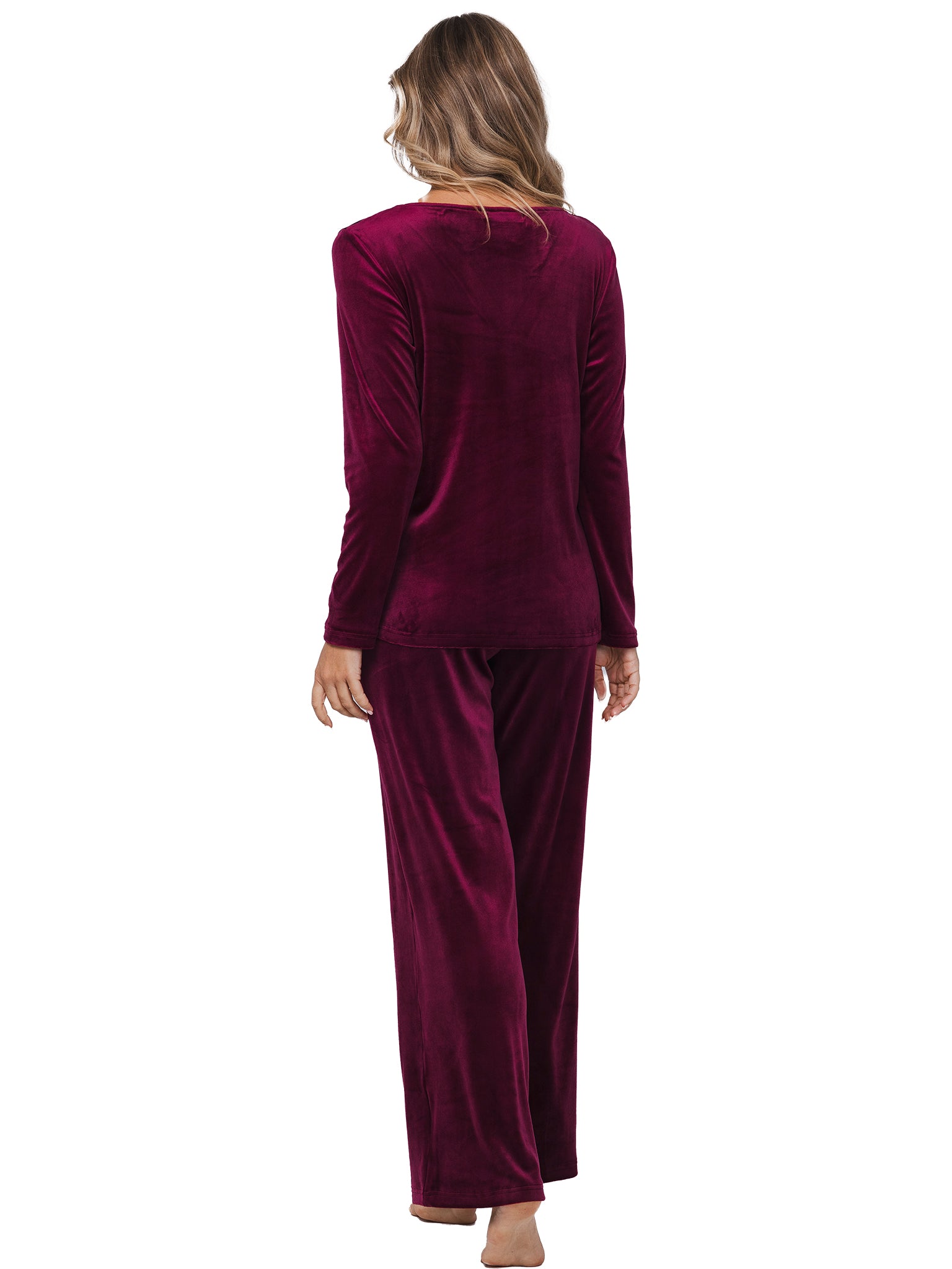 pastunette-premium-burgundy-dream-pyjama-bordeaux-velours image 4