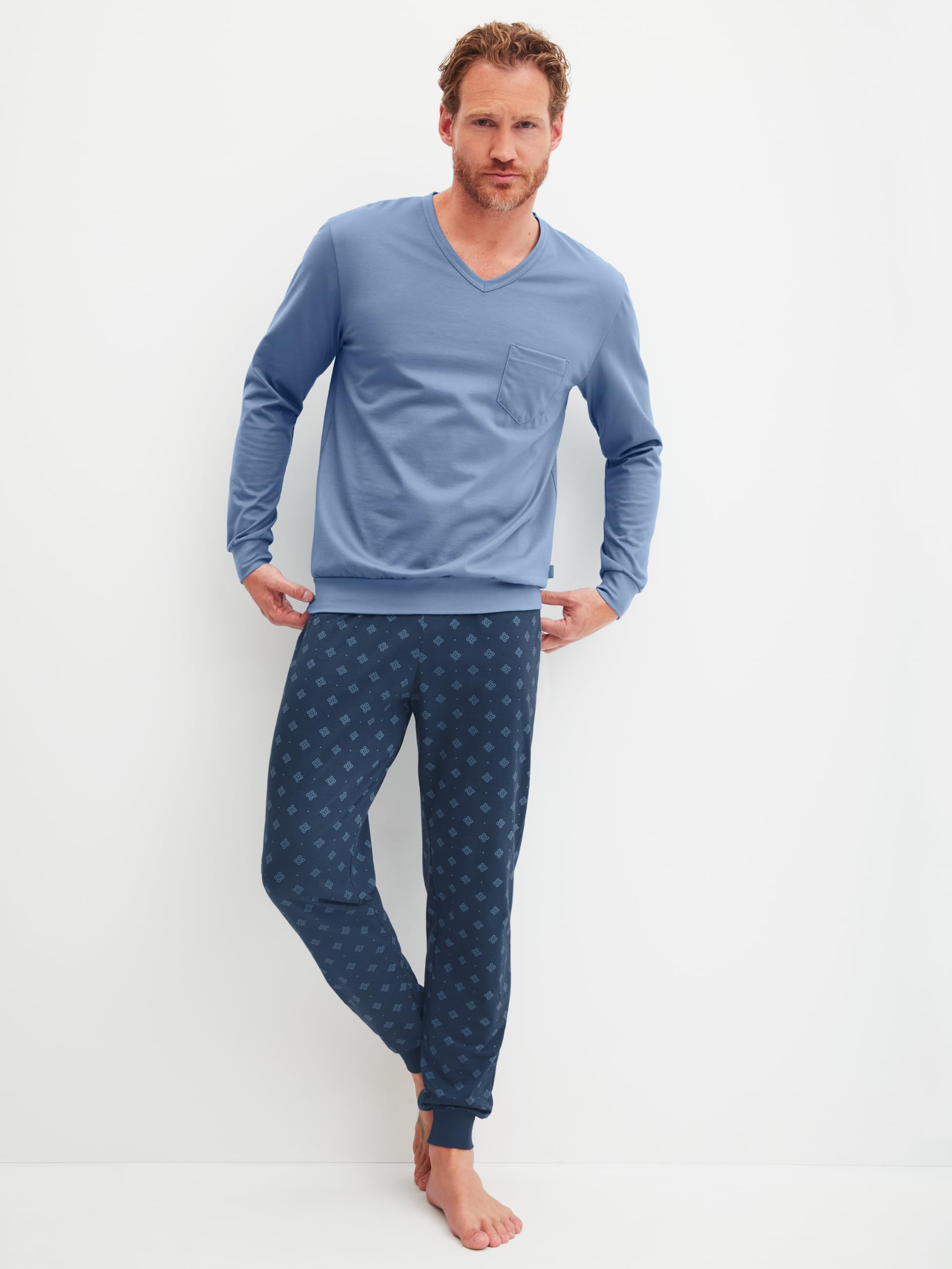 calida-favourites-sleep-herren-pyjama-50-mit-b-ndchen image 3
