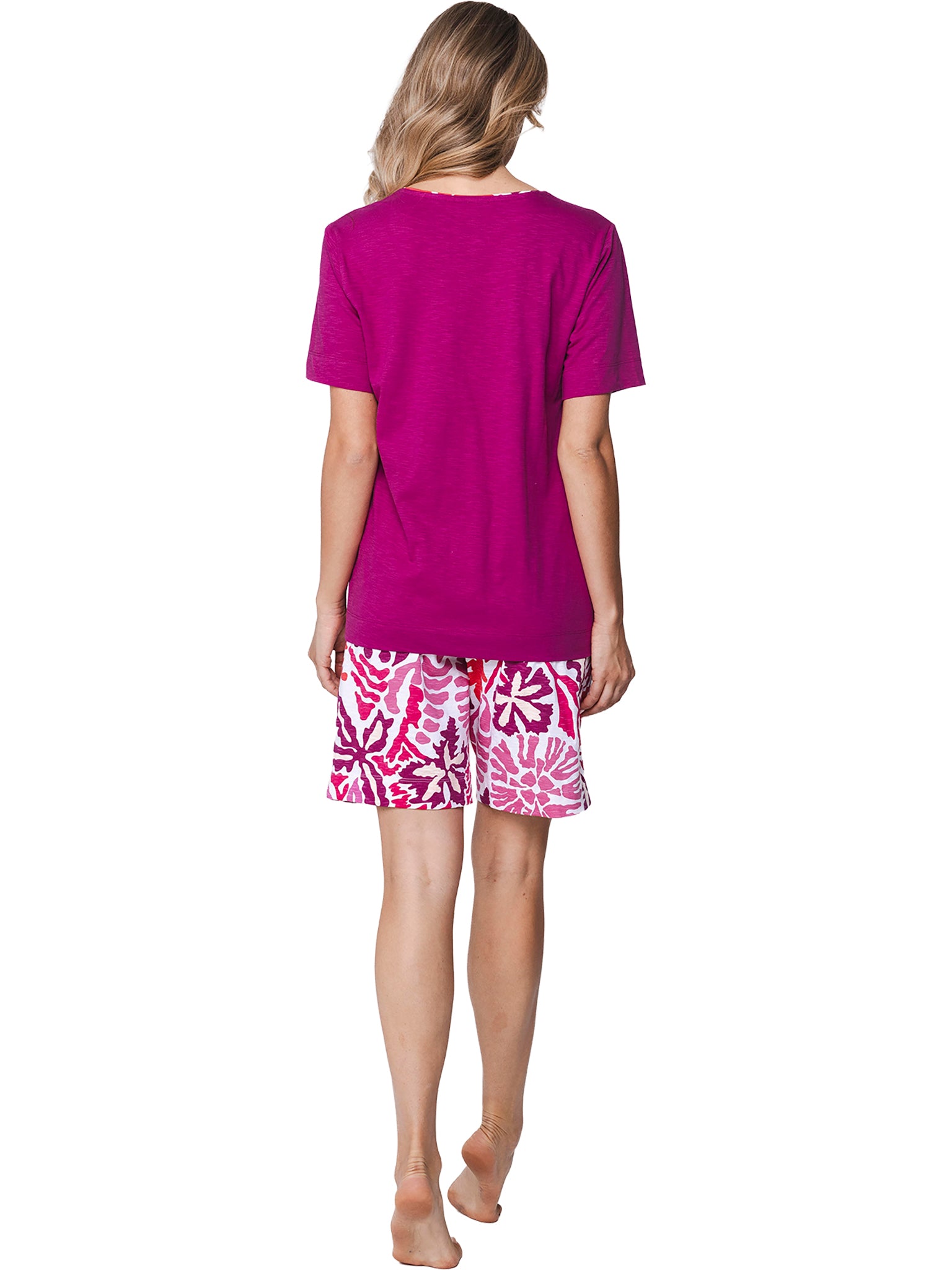 pastunette-paradise-pink-shortama-rosa-baumwolle image 4
