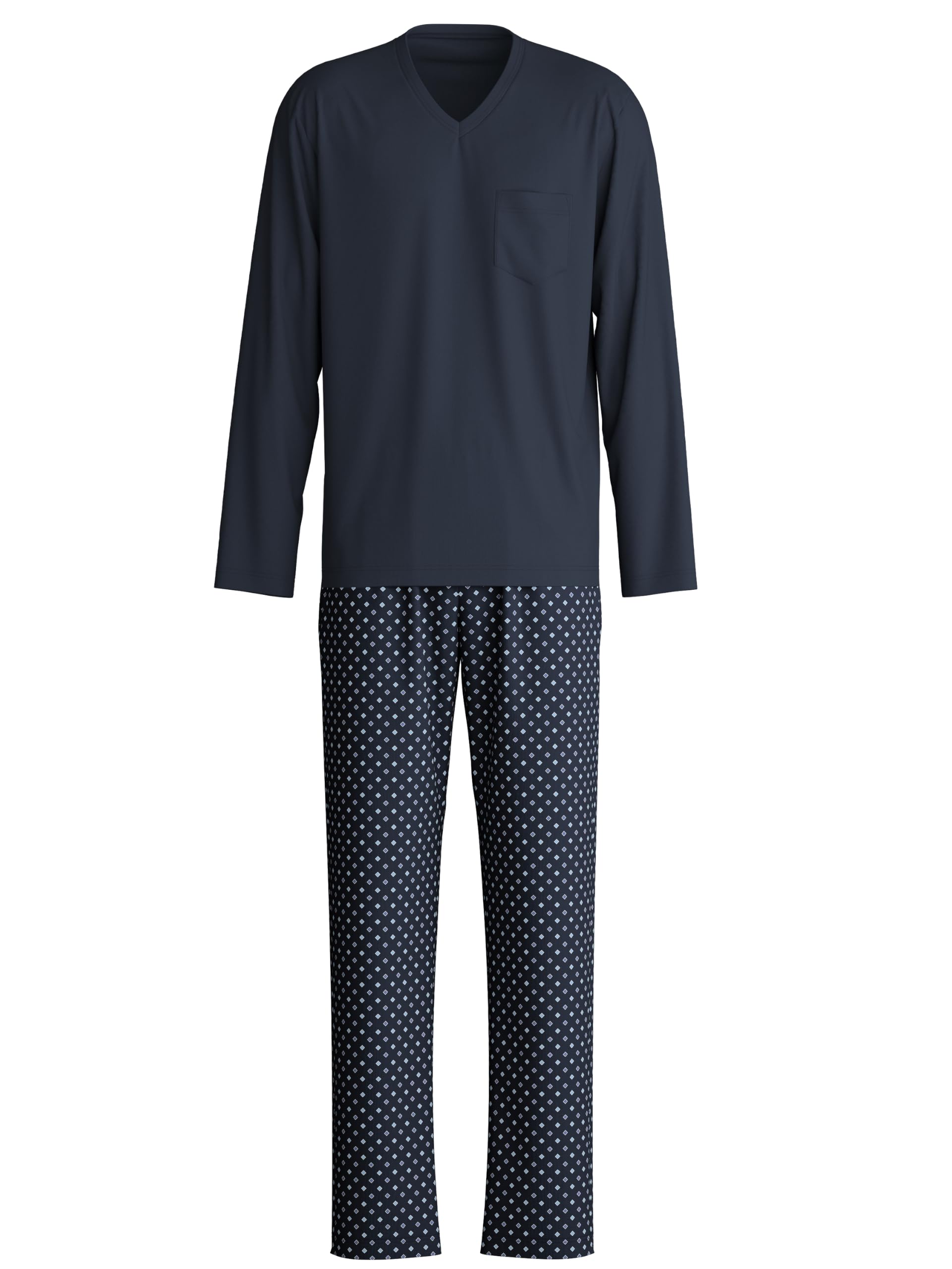 calida-relax-streamline-pyjama-herren-set-baumwolle image 3