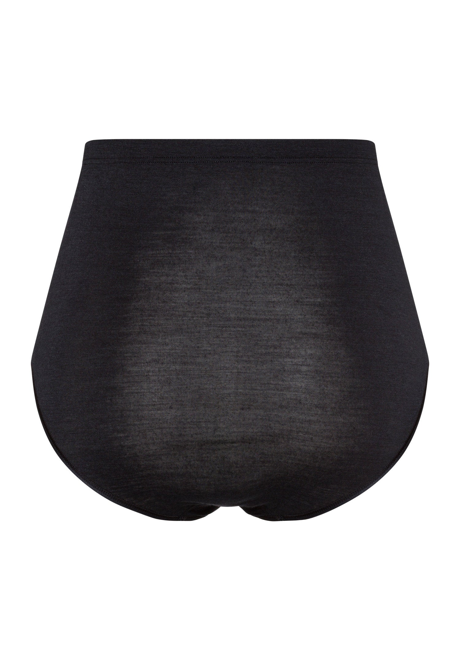 hanro-woolen-silk-maxi-slip-schwarz-wolle-seide image 3