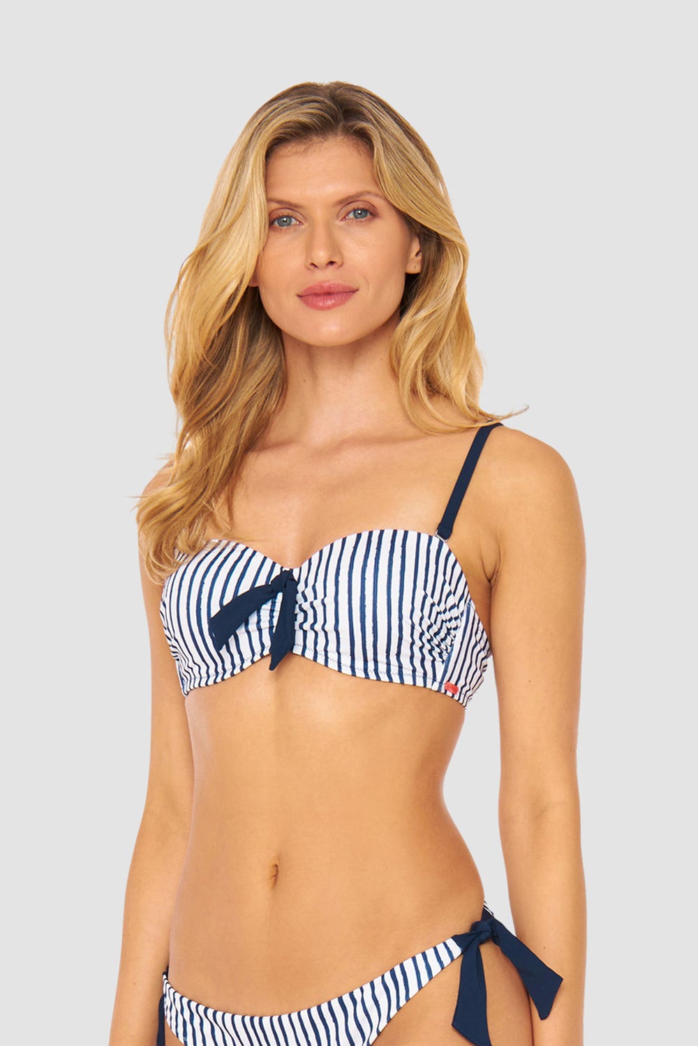 r-sch-bikini-oberteil-blau-streifen-soft-cups-b-gel image 1