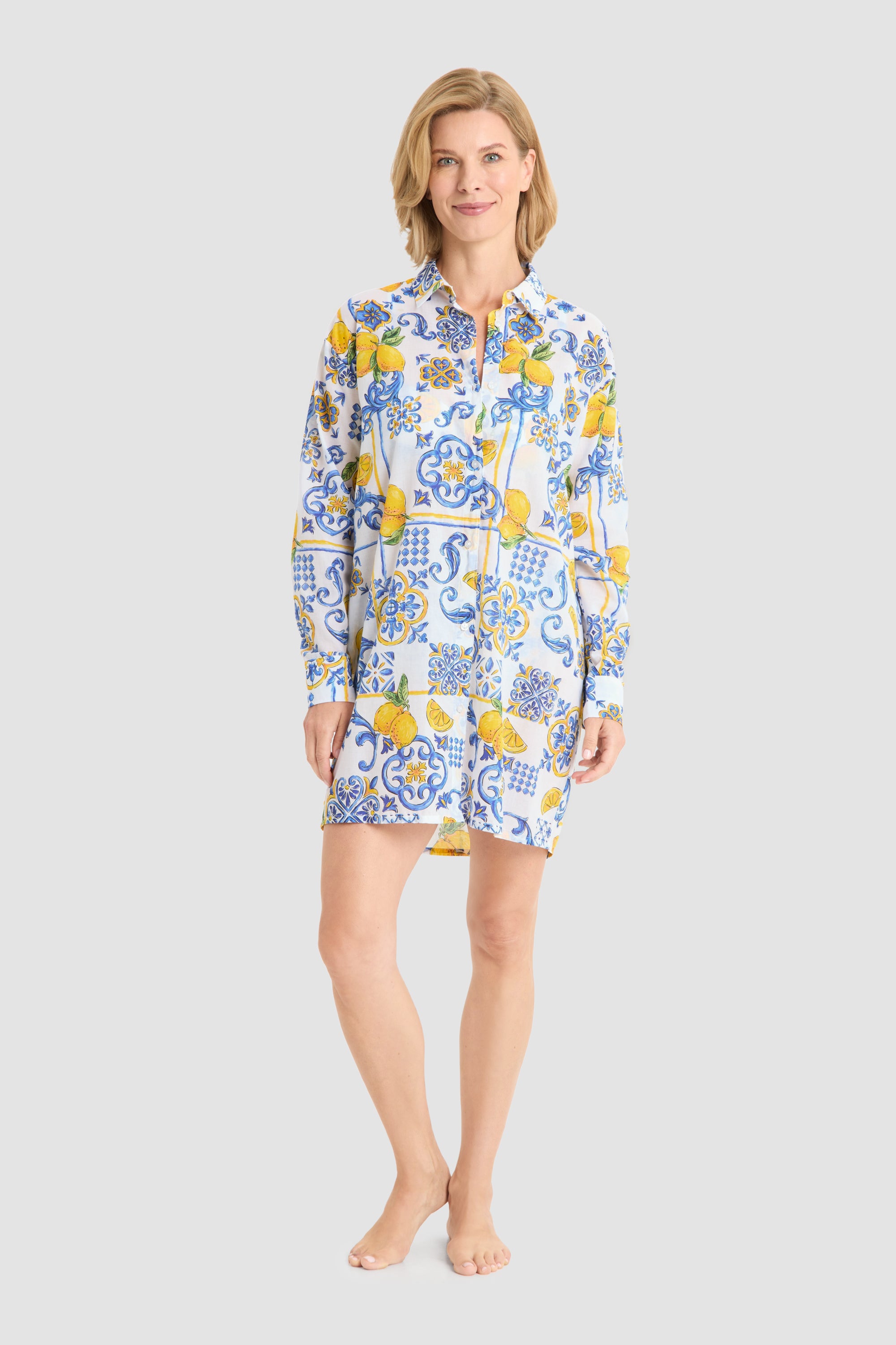 r-sch-be-happy-strandkleid-kurz-zitronendruck image 4