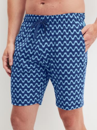 calida-remix-basic-sleep-herren-shorts-retro-blue-58-60 image 7