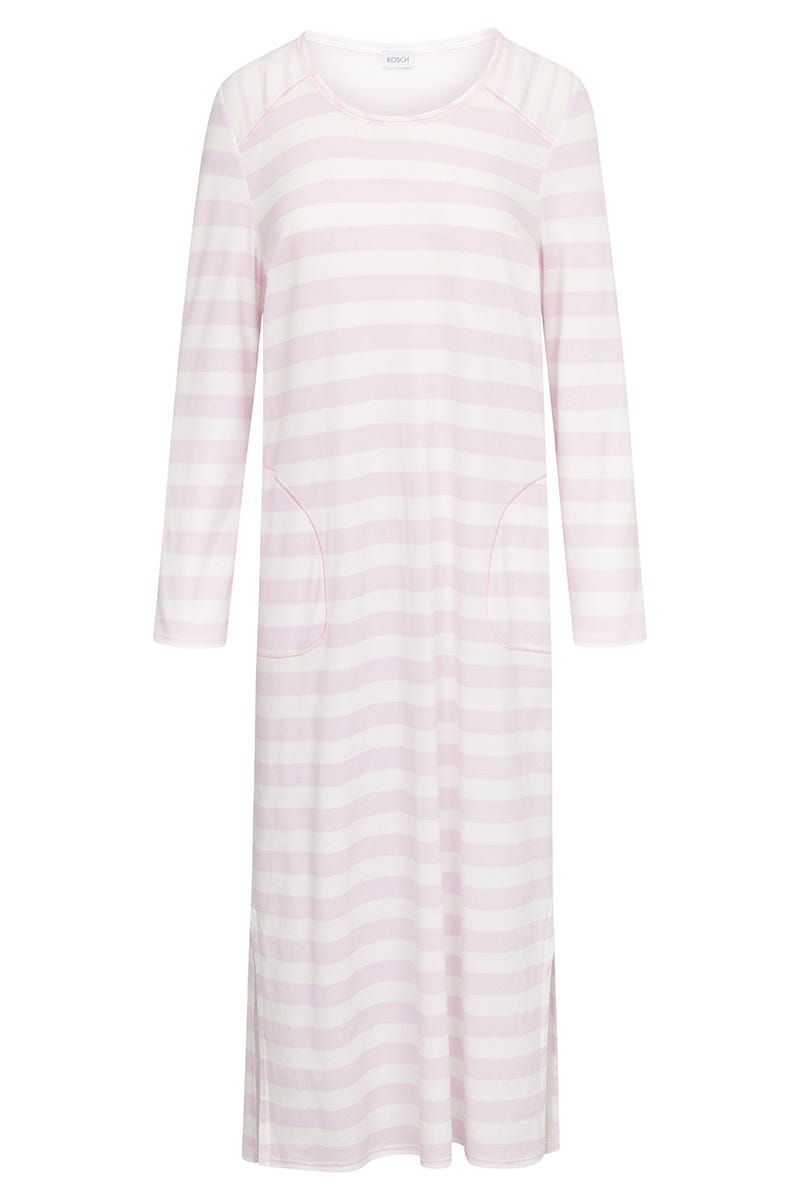 r-sch-be-happy-nachthemd-maxi-rosa-blockringel-taschen image 2