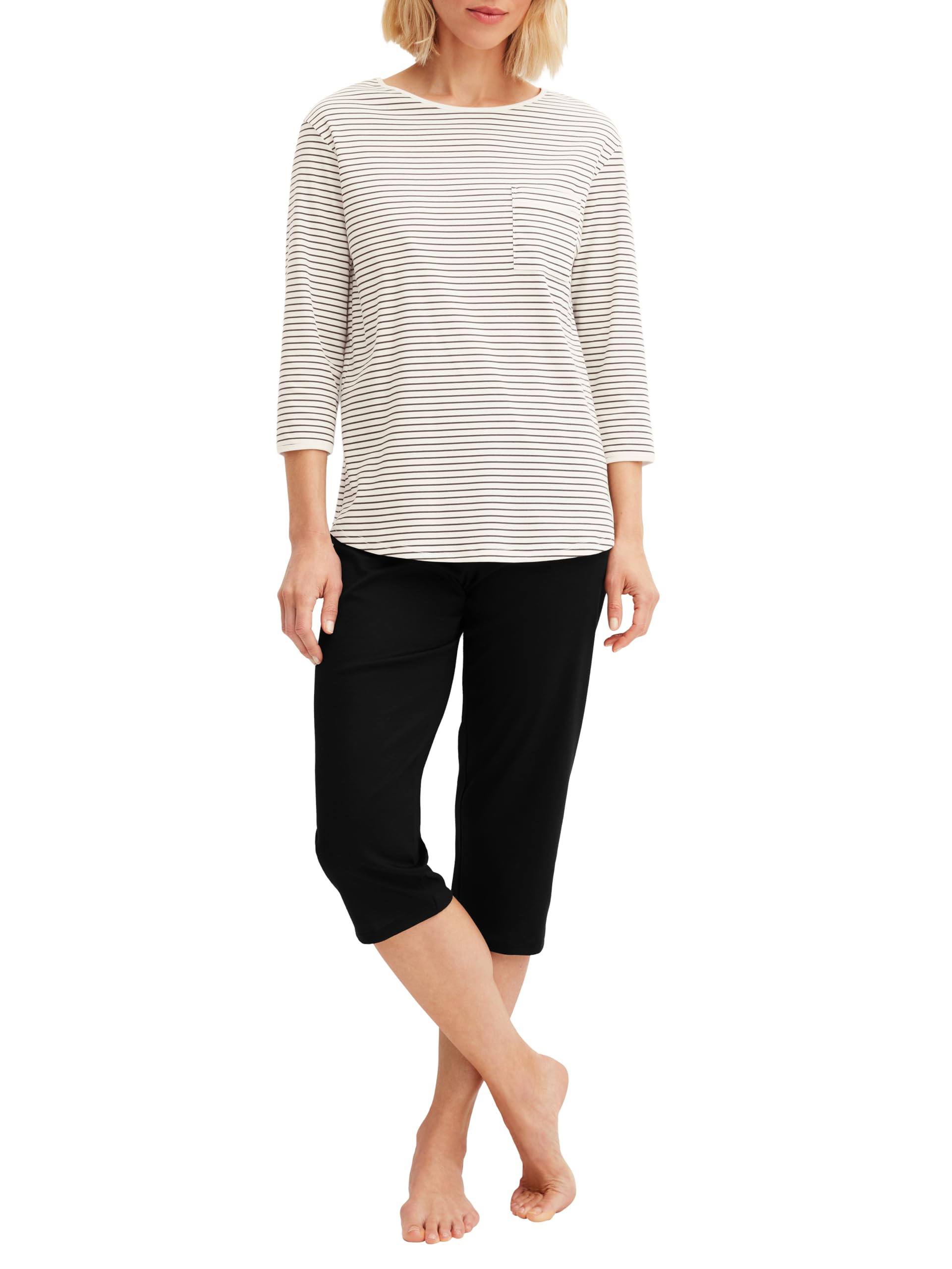 calida-sweet-dreams-3-4-pyjama-damen-42-44-baumwolle image 7