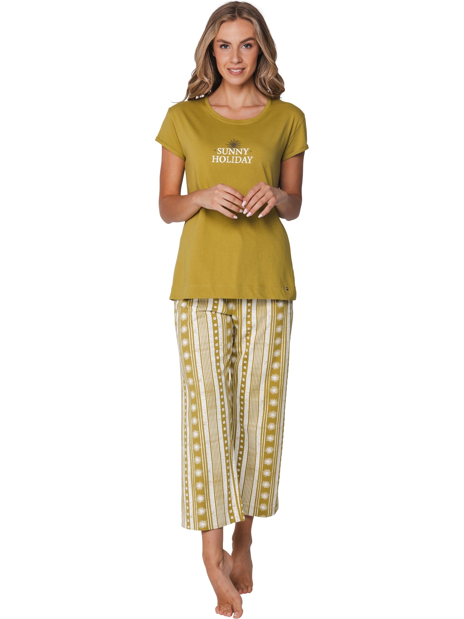 myrebelle-sunny-holiday-pyjama-gr-n-baumwolle-mit-print image 4