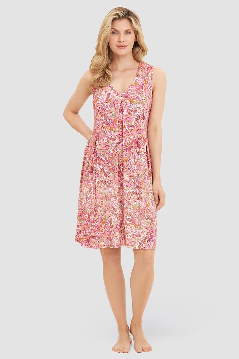 r-sch-be-happy-strandkleid-knielang-rot-viskose image 1