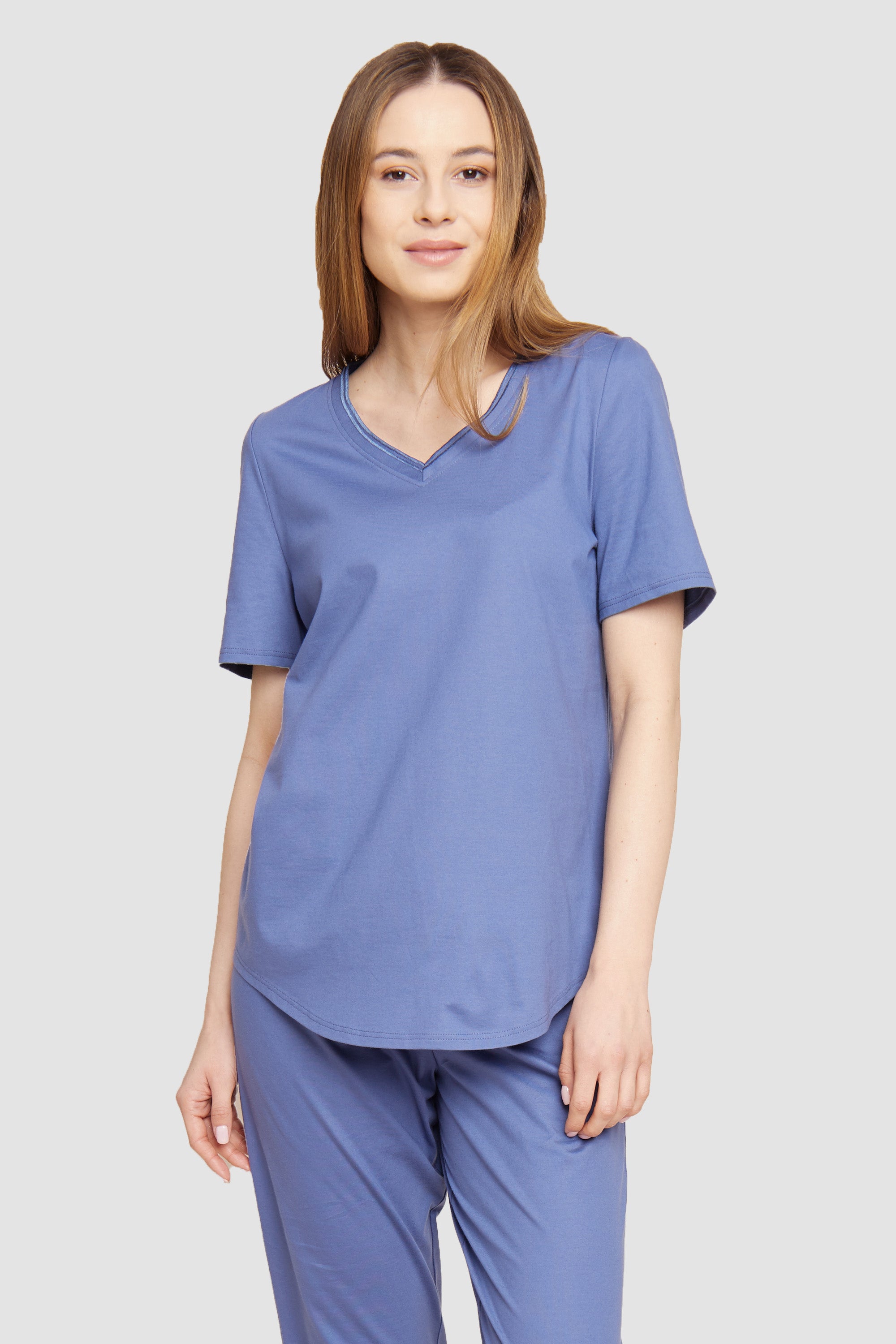 r-sch-be-happy-shirt-kurzarm-zierstiche-blau image 1