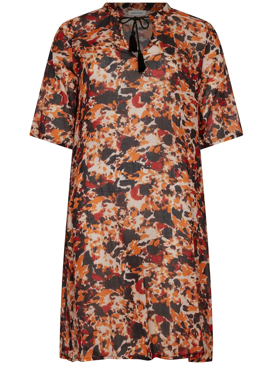pastunette-sunstone-beachkleid-braun-baumwolle-v-ausschnitt image 1