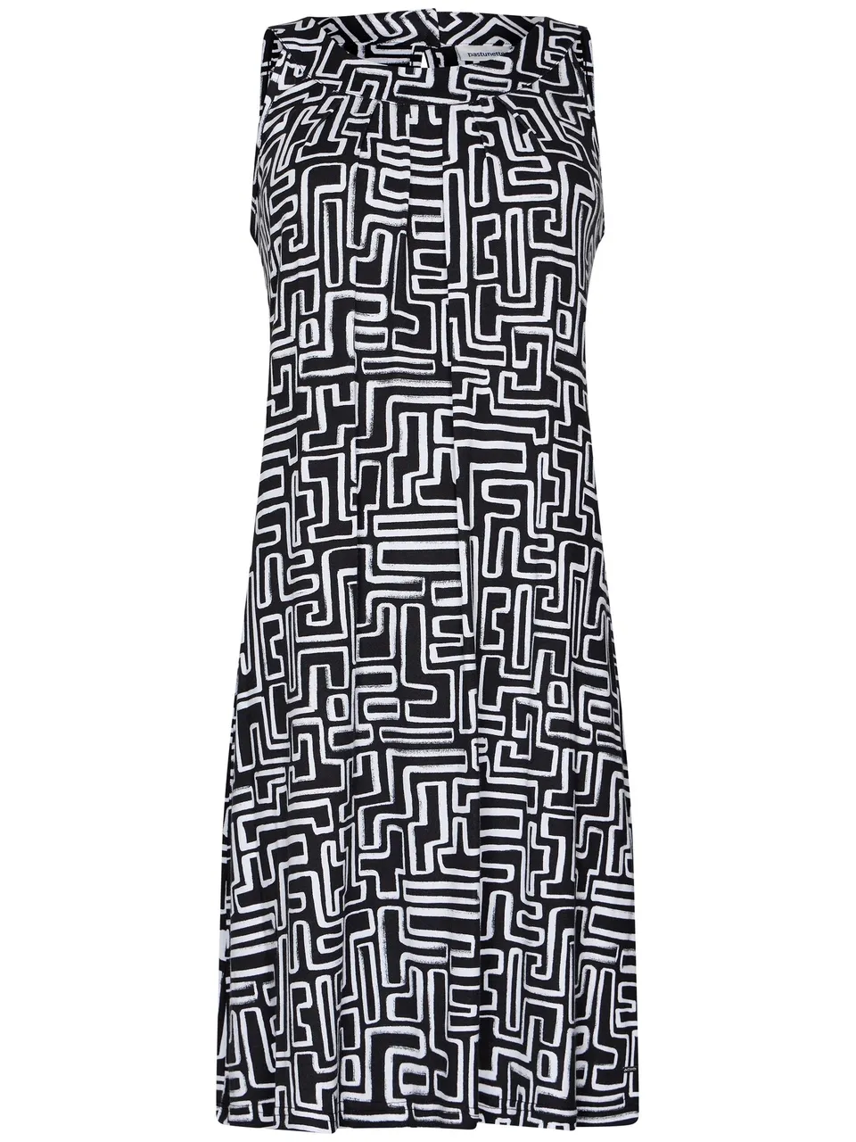 pastunette-graphic-beach-strandkleid-schwarz-wei-viskose-2 image 1