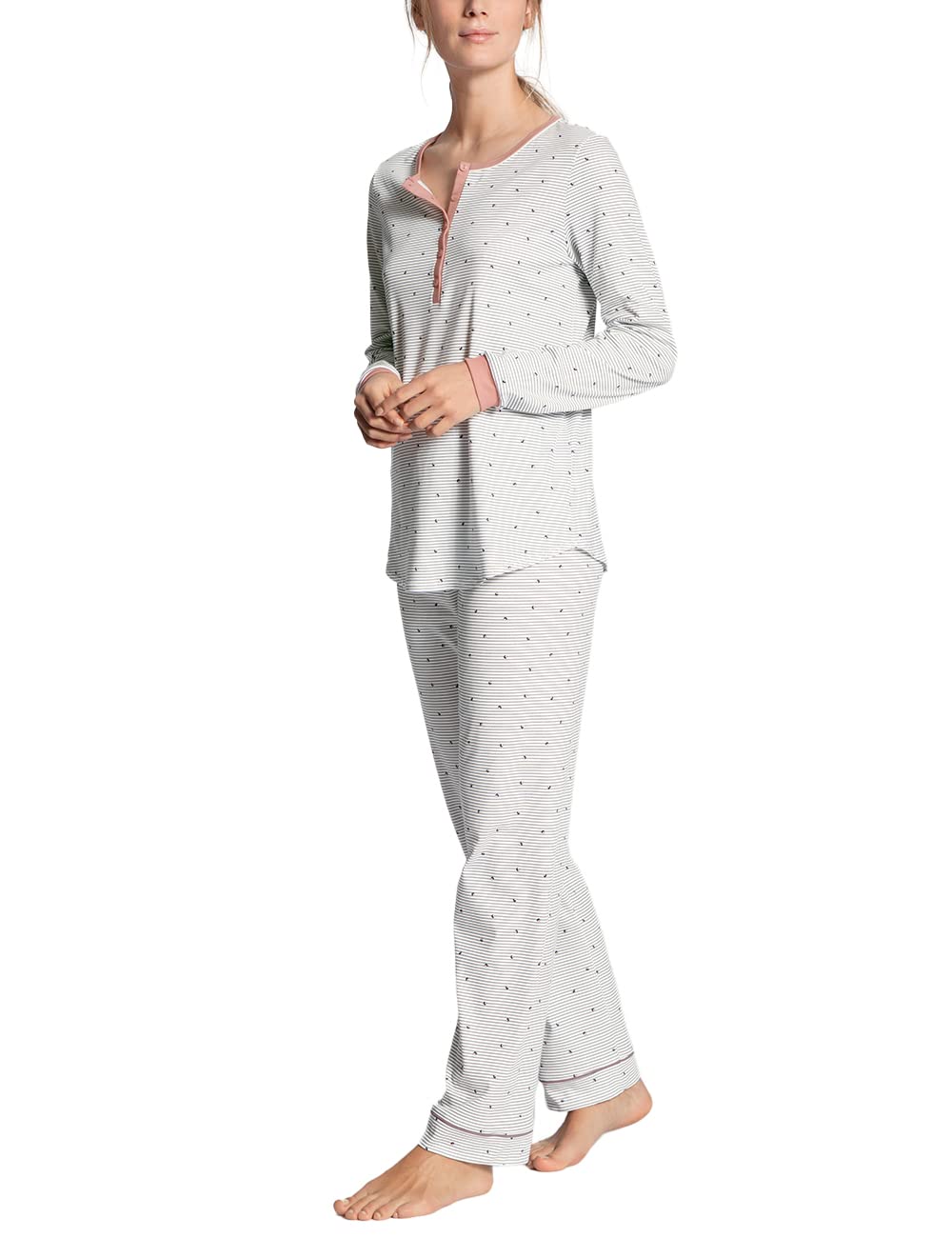 calida-sweet-dreams-pyjama-damen-44-46-light-aqua-baumwolle image 5