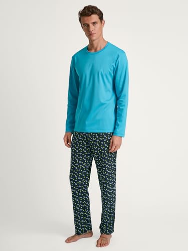 calida-relax-enjoy-pyjama-herren-lang-dark-sapphire image 7