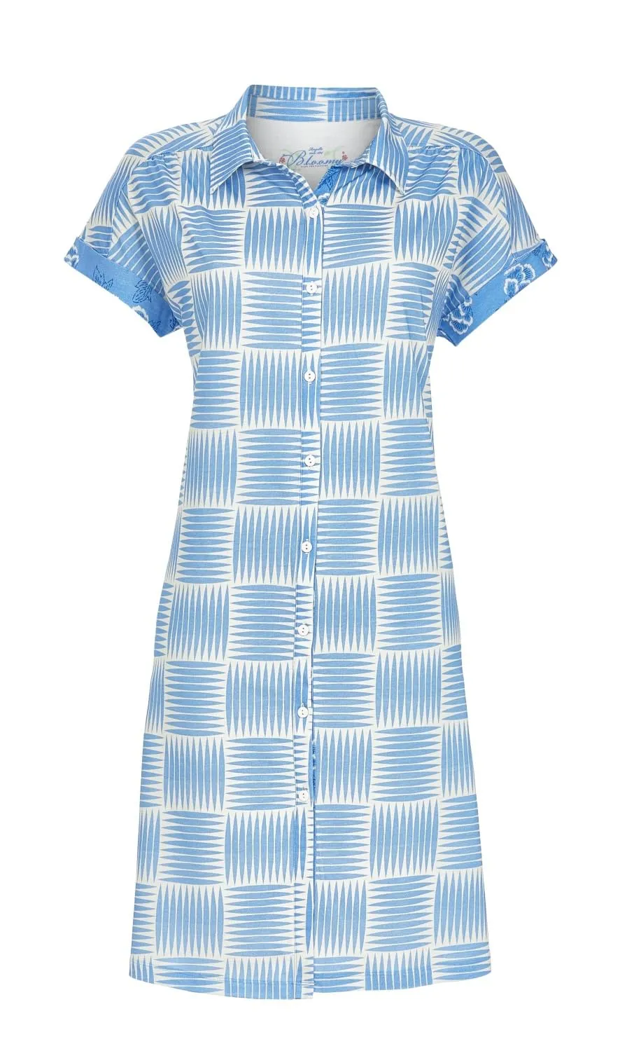 ringella-beach-hemdblusenkleid-pool-gr-40-baumwolle-modal image 1
