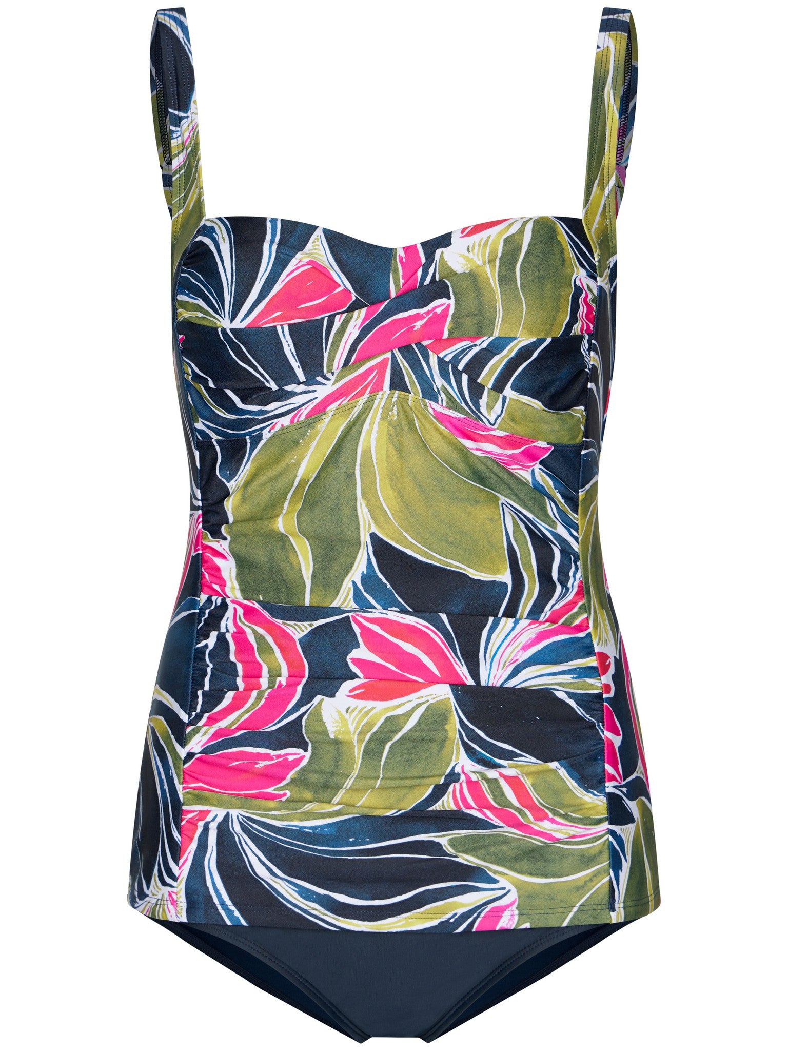 pastunette-paradise-tankini-dunkelblau-bl-tterprint image 1