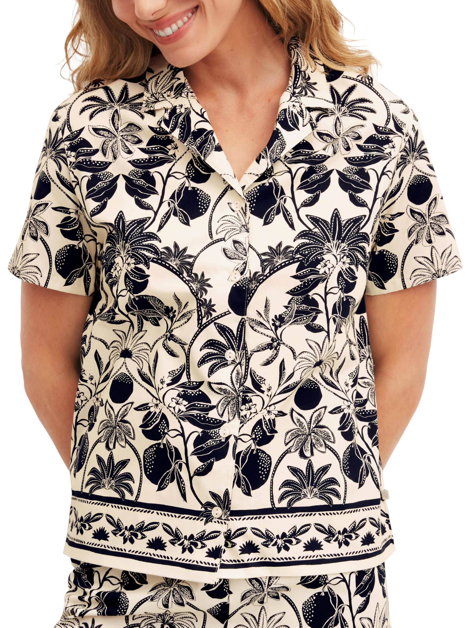 calida-favourites-sleep-t-shirt-damen-almond-brown-kurzarm image 7