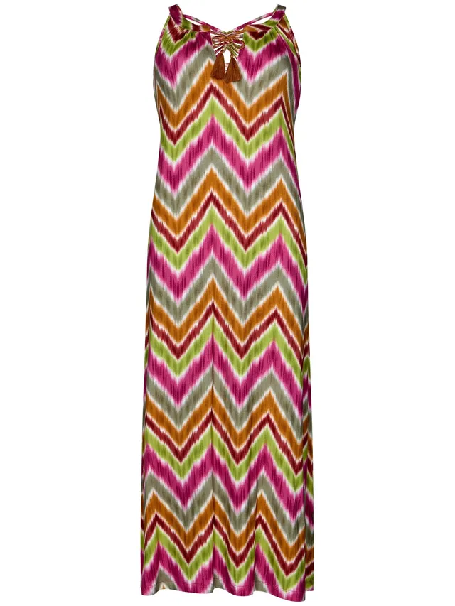pastunette-watercolor-chevron-strandkleid-multi-viskose-125-cm image 1