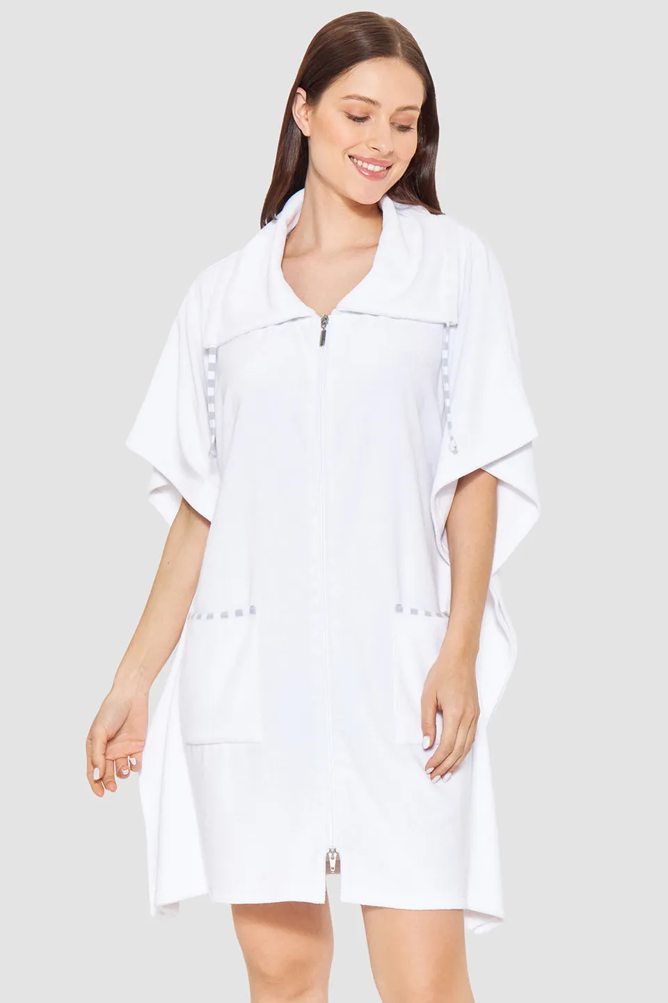 r-sch-be-happy-strandkleid-kurz-wei-frottee-jacke image 1