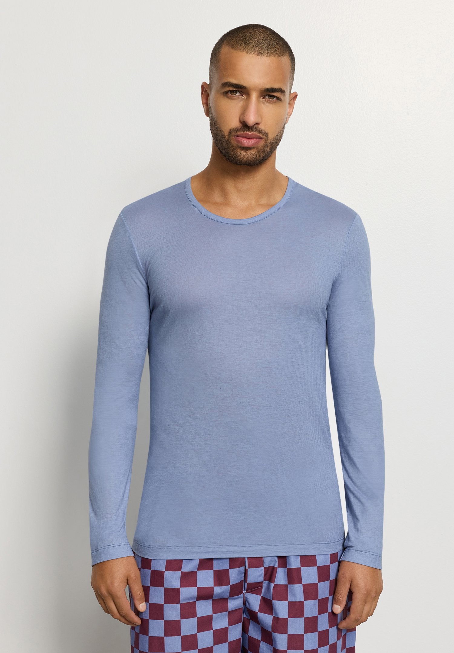 hanro-arthur-arbesser-x-hanro-langarmshirt-stonewash-baumwolle image 4