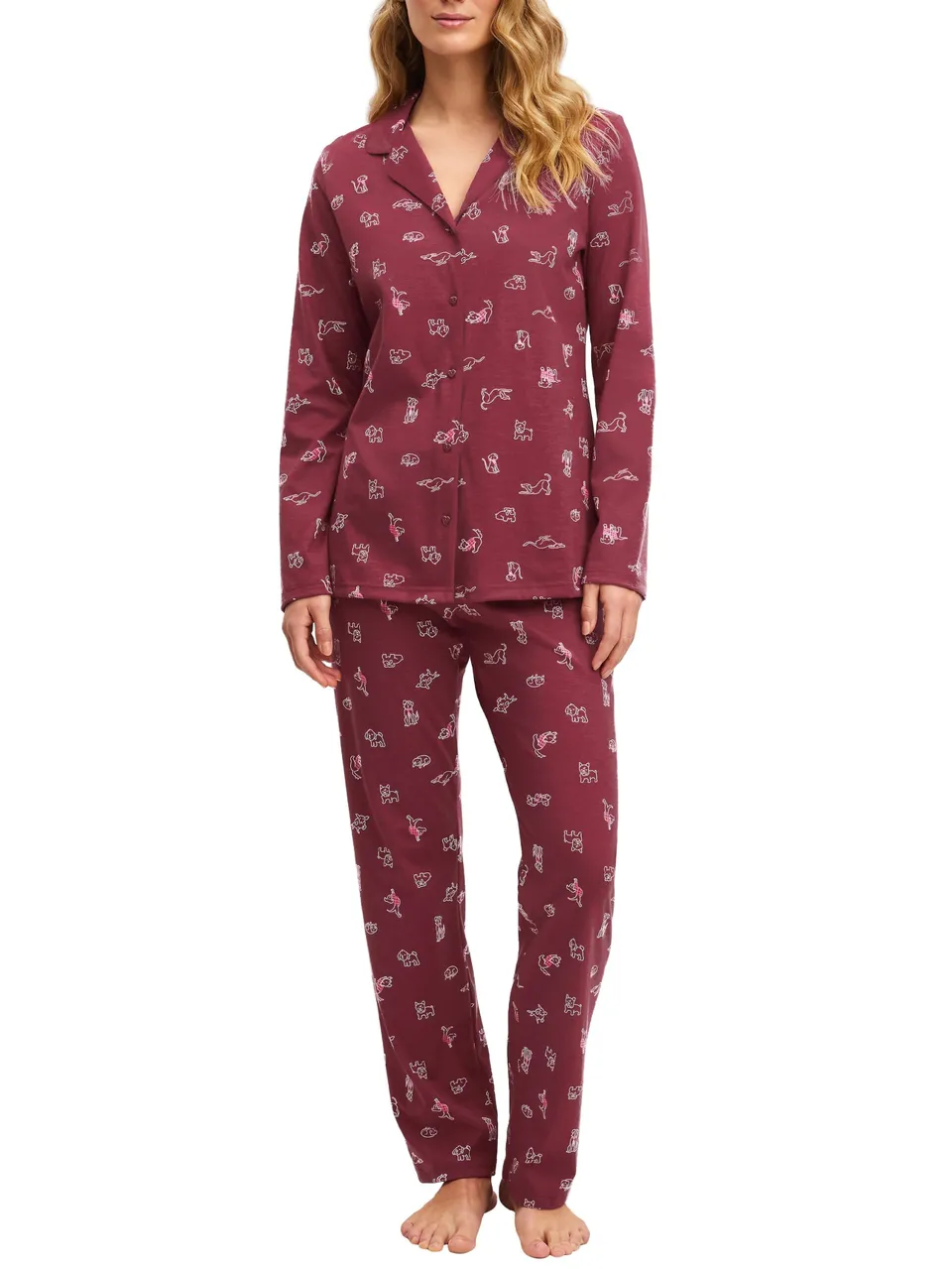 calida-favourites-sleep-damen-pyjama-set-44-46 image 1