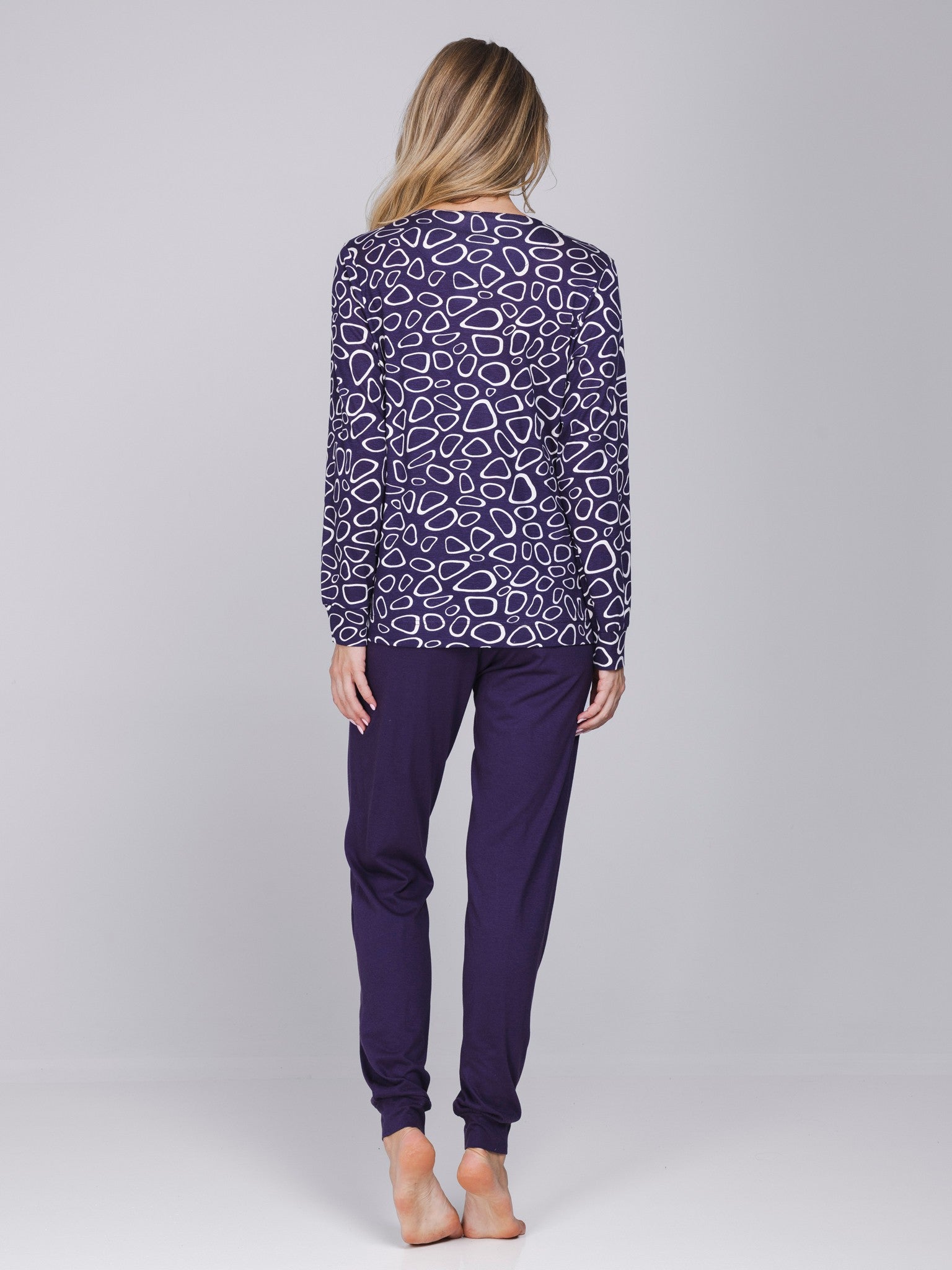 pastunette-purple-pebbles-pyjama-lila-baumwolle-modal image 5
