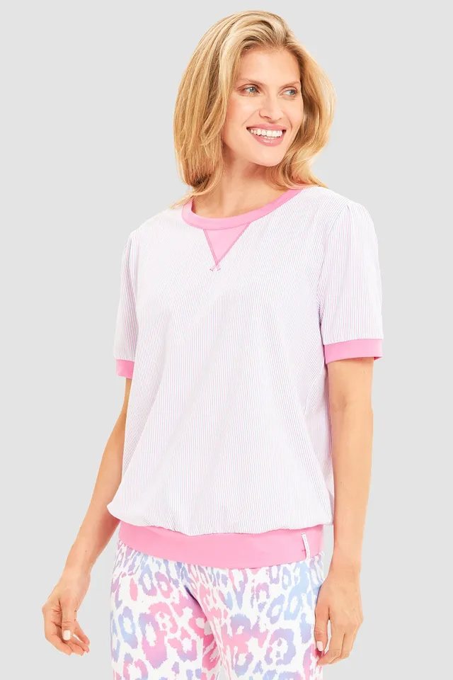 r-sch-be-happy-shirt-kurzarm-rosa-streifenprint-36-cm image 1