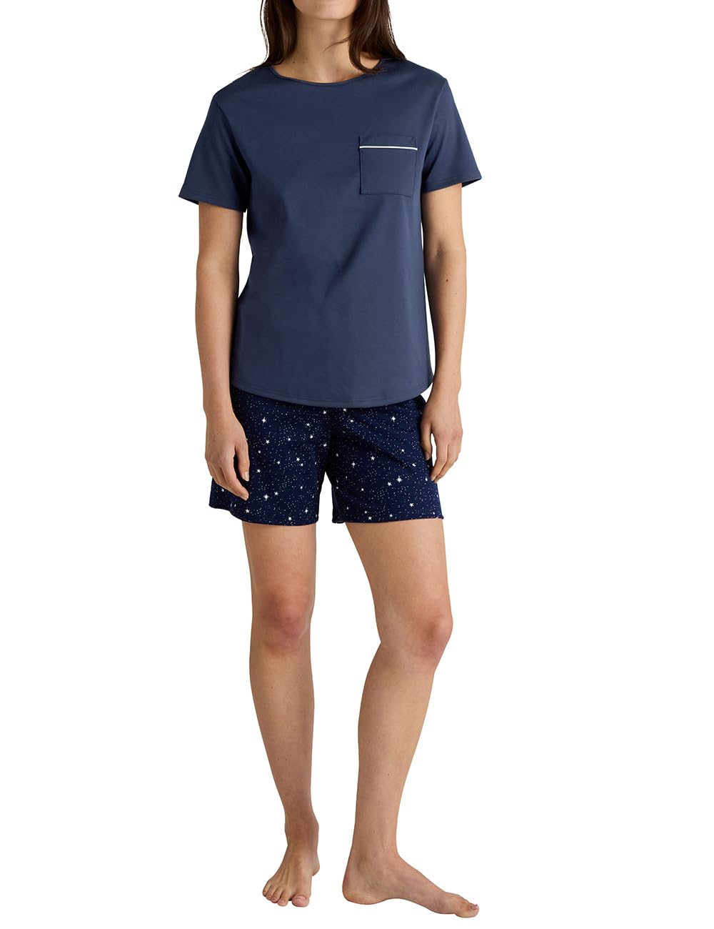 calida-sweet-dreams-kurz-pyjama-damen-baumwolle-gr-40-42 image 1