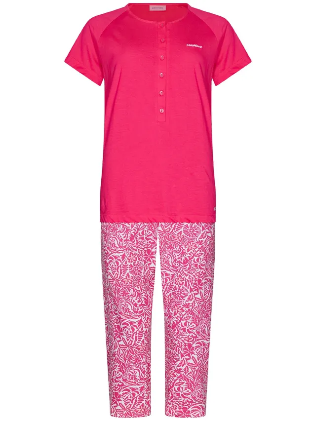 pastunette-paradise-pink-pyjama-rosa-bio-baumwolle image 1