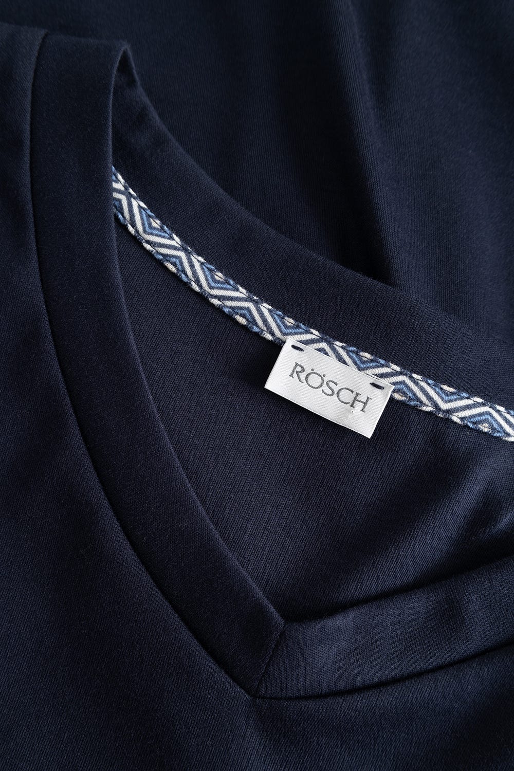 r-sch-be-happy-herren-pyjama-lang-v-ausschnitt-schlafanzug-blau image 4