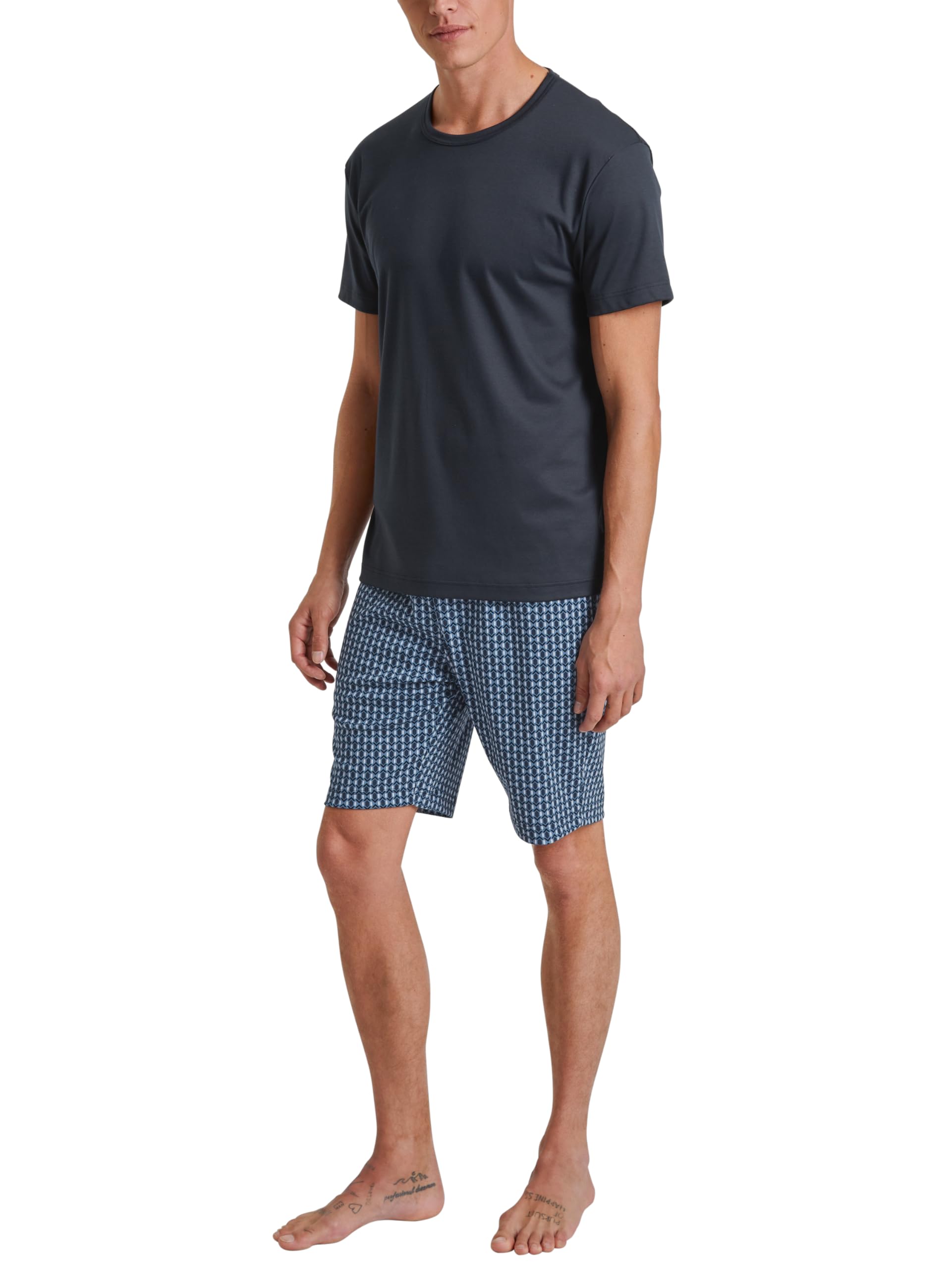calida-relax-streamline-kurz-pyjama-herren-aquamarine-baumwolle image 8