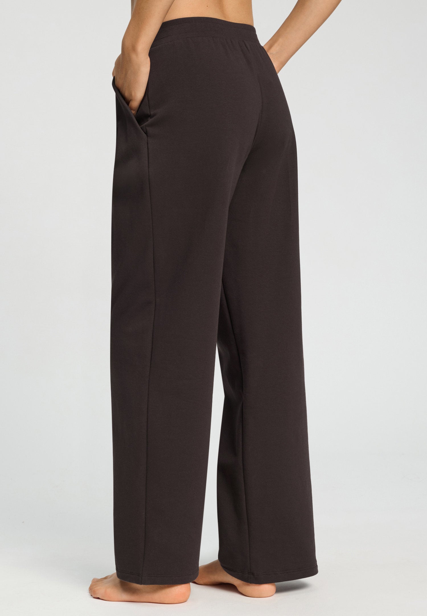 hanro-natural-living-long-pants-hose-dark-mocha-cotton image 4
