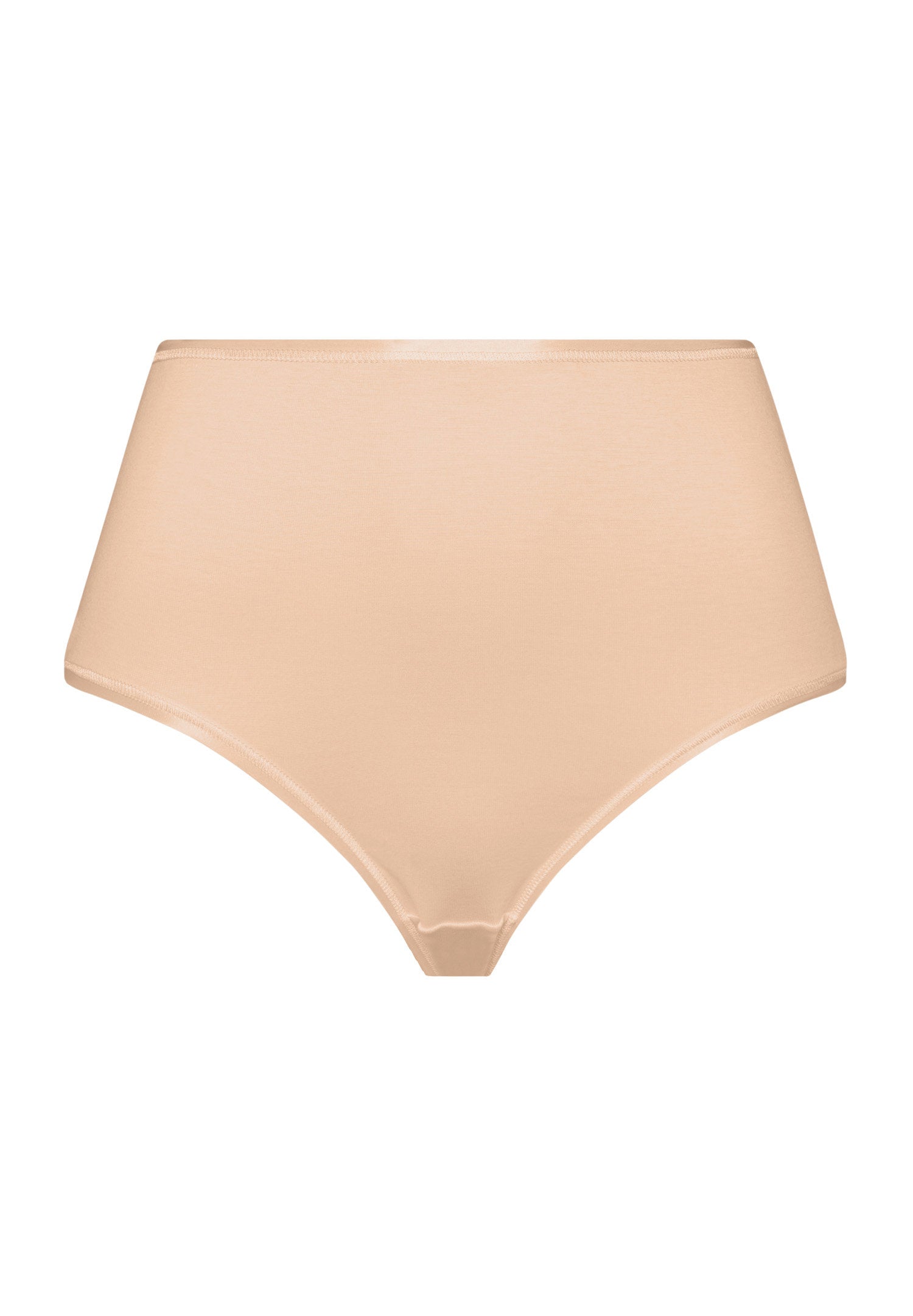 hanro-cotton-seamless-maxi-brief-slip-beige-100-baumwolle image 1