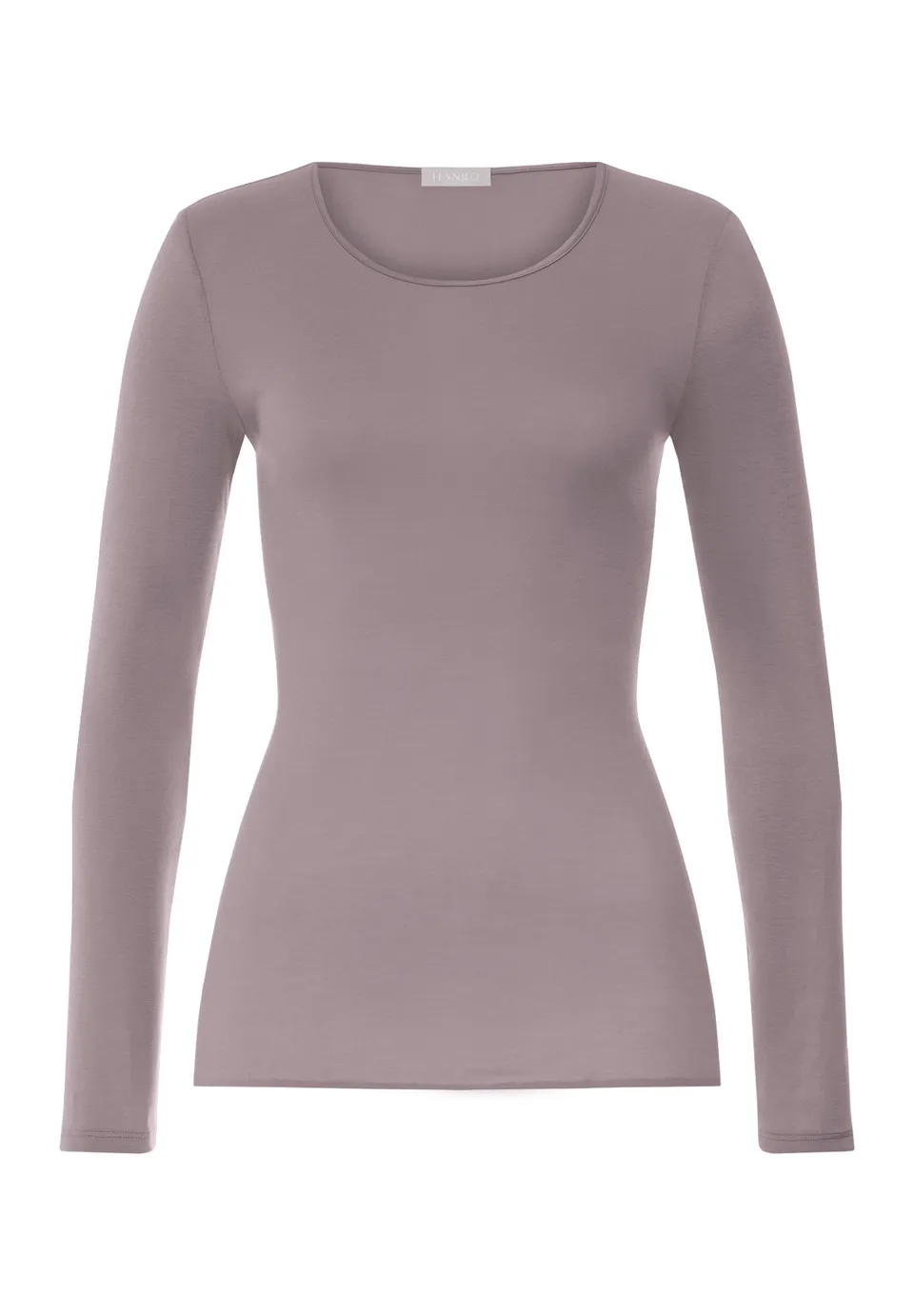 hanro-cotton-seamless-langarmshirt-stormy-rose-baumwolle image 1
