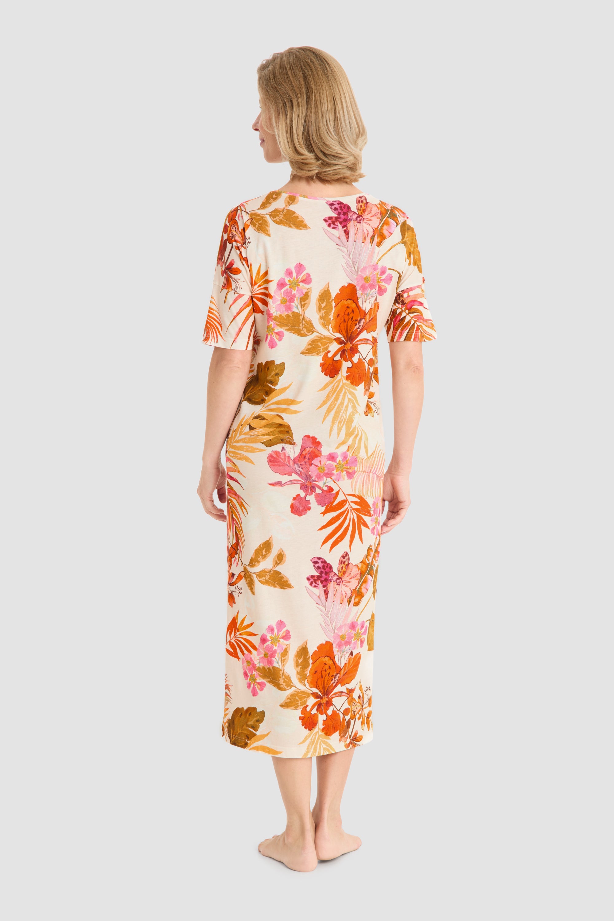 r-sch-be-happy-nachthemd-maxi-orange-mit-taschen image 3