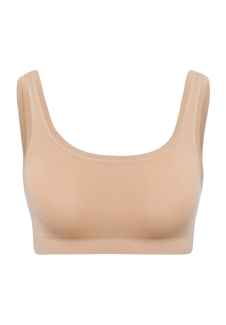 hanro-touch-feeling-071810-crop-top-beige-ungepolstert image 1