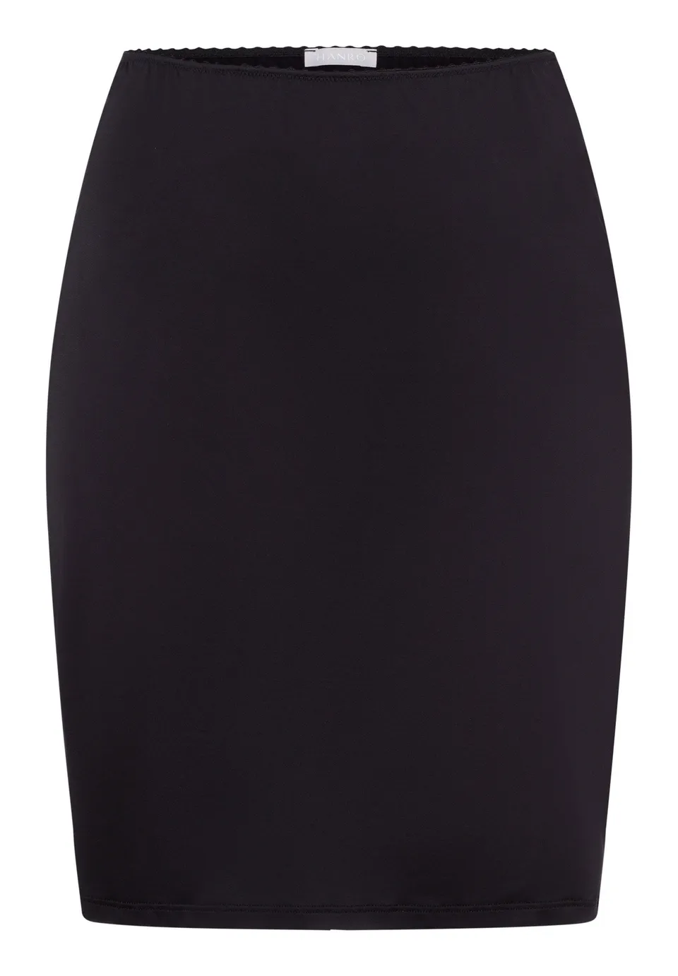 hanro-satin-deluxe-unterrock-schwarz-viskose-halbslip image 1