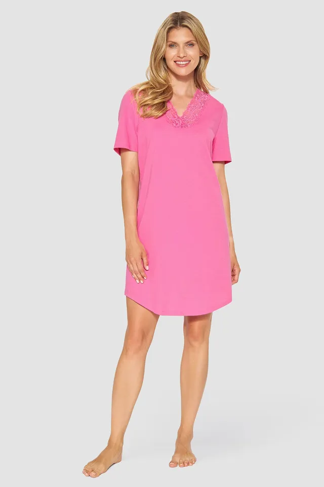 r-sch-be-happy-nachthemd-uni-spitze-pink-95-cm image 1