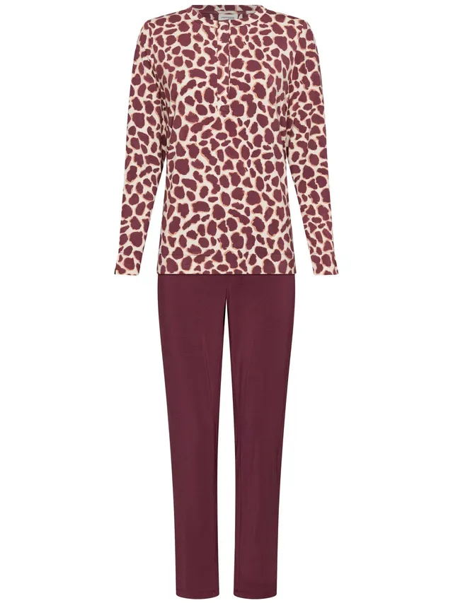 pastunette-premium-satin-wild-pyjama-lila image 1