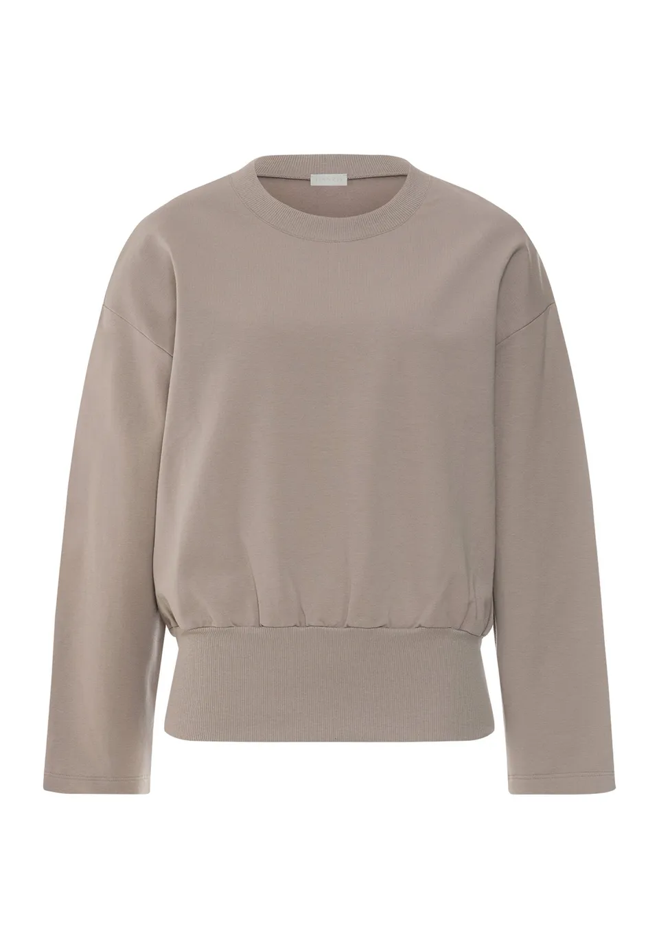 hanro-natural-living-sweatshirt-rose-grey-baumwolle image 1