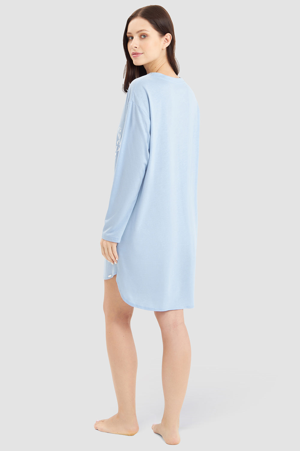 r-sch-be-happy-nachthemd-rosa-good-vibes-only-langarm image 3
