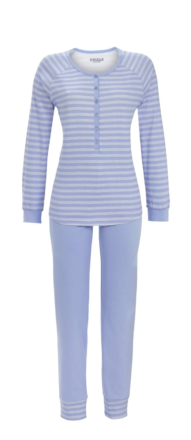 ringella-women-men-pyjama-ringeldessin-schlafanzug-damen-langarm image 1