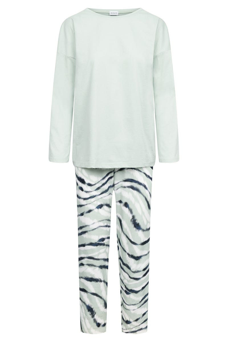 r-sch-be-happy-pyjama-lang-batik-schlafanzug-gr-n image 2