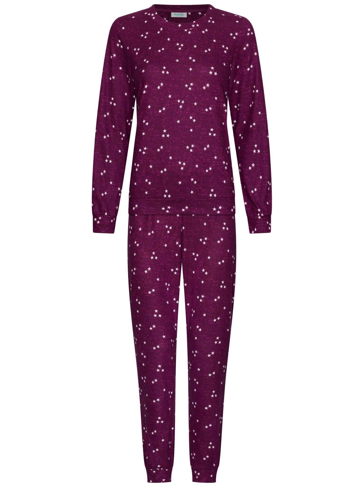 myrebelle-starlight-magic-pyjama-lila-sterne-langarm image 1