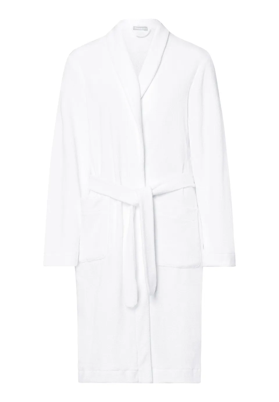 hanro-selection-robe-077127-morgenmantel-wei-frottee-100cm image 1