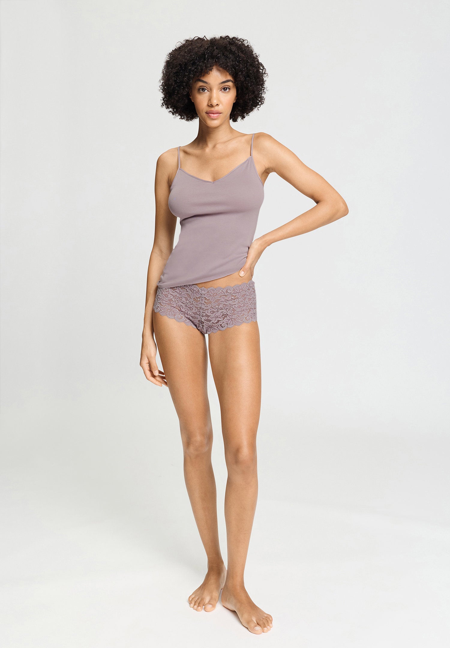 hanro-cotton-seamless-071601-spaghettitop-stormy-rose-baumwolle image 6