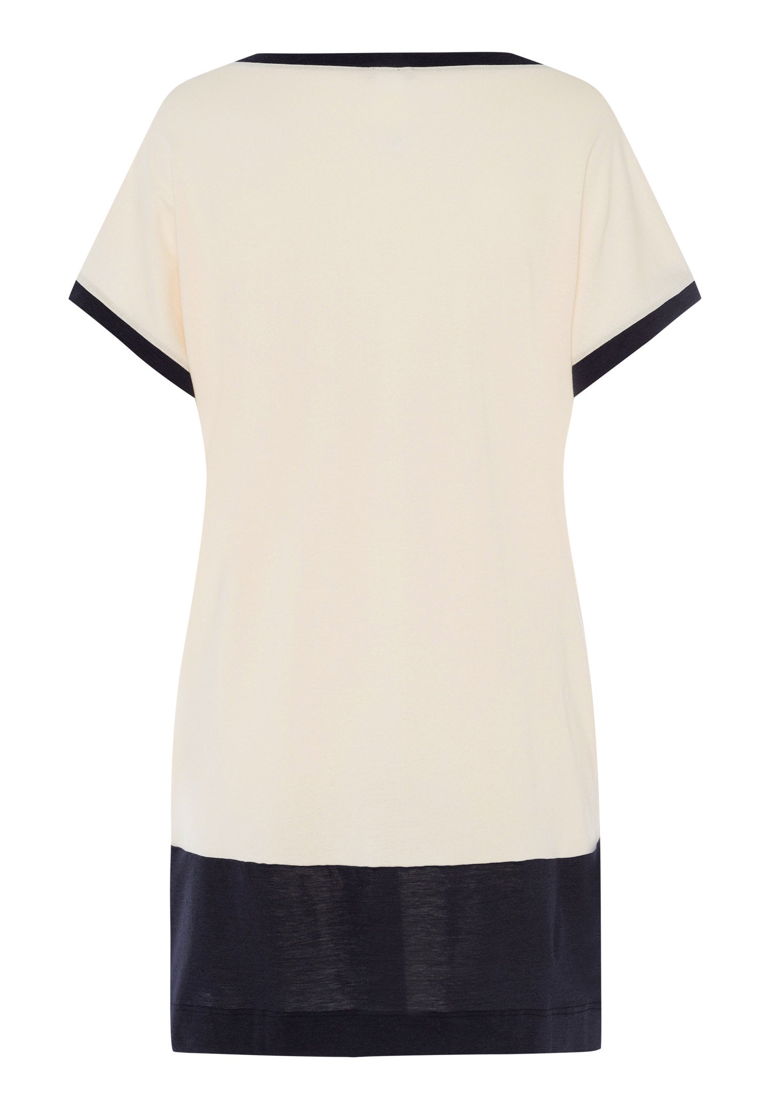 hanro-laura-nachthemd-85cm-antique-white-kurzarm image 3